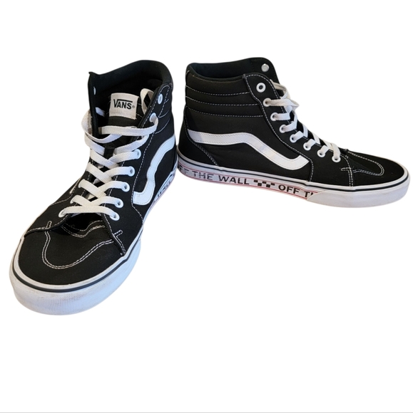 Vans Filmore High Top Mens 11.5 Black White OTW Shoes - Picture 1 of 9